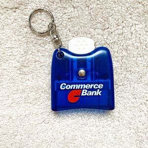 Commerce Bank microfiber cleaning cloth keychain